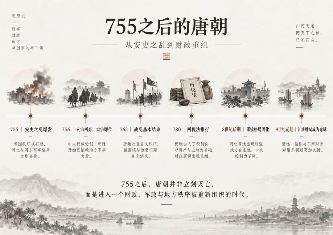 755之后的唐朝:从安史之乱到财政重组